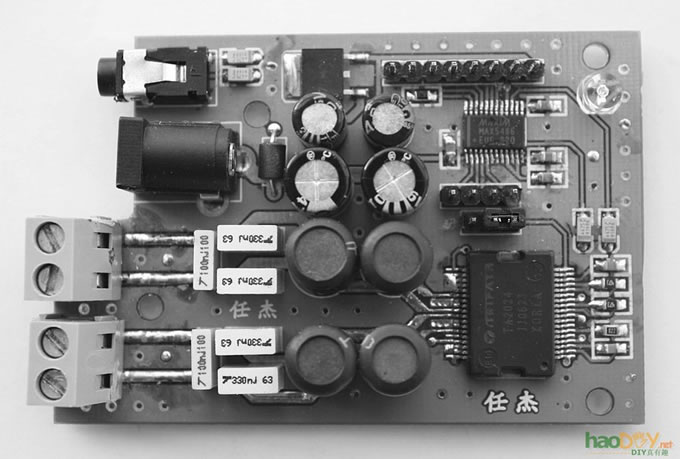 MAX5486+TA2024——制作一款小巧的桌面功放