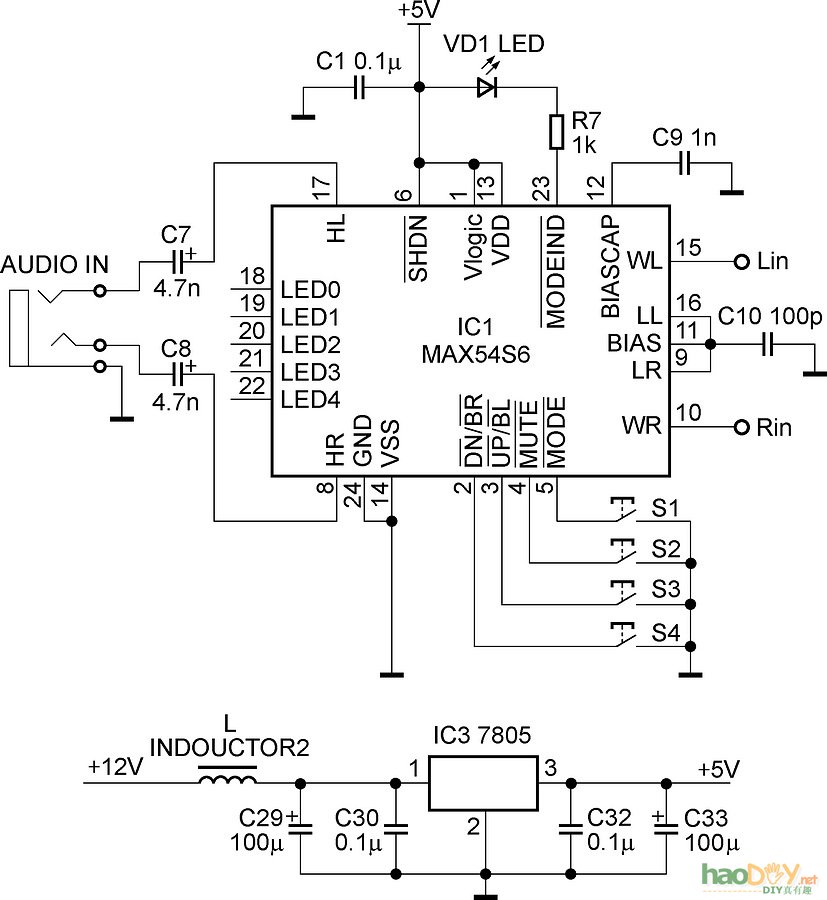 MAX5486+TA2024——制作一款小巧的桌面功放