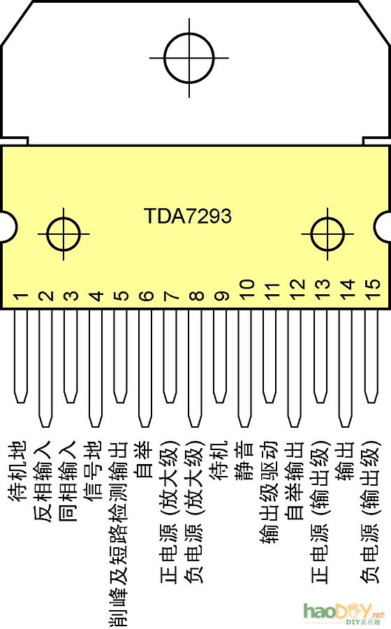 TDA7293芯片主从并联的应用