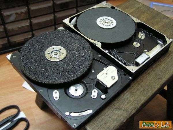 自制砂轮机,坏硬盘发挥余热