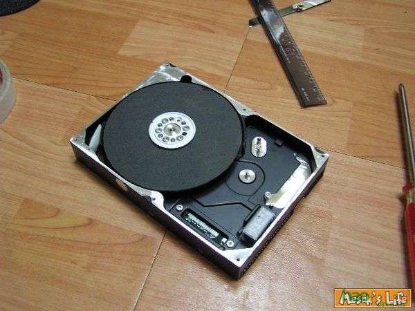 自制砂轮机,坏硬盘发挥余热