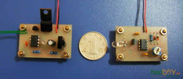 一款简单可靠地红外线电子栅栏报警器