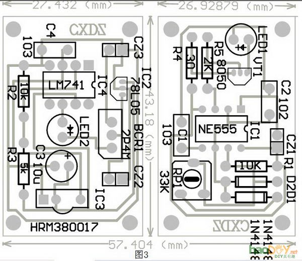 一款简单可靠地红外线电子栅栏报警器