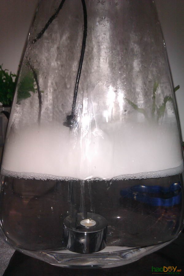 一款自制超声波雾化加湿器