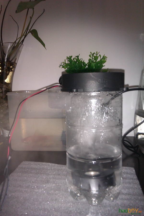 一款自制超声波雾化加湿器