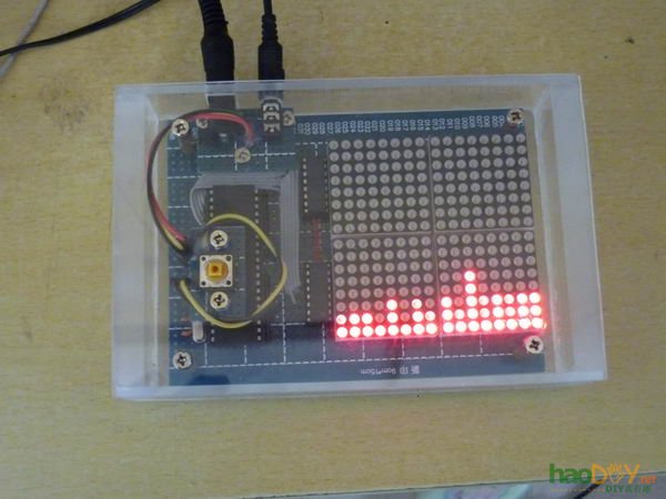 精彩的16*16led动画点阵屏,非常流畅