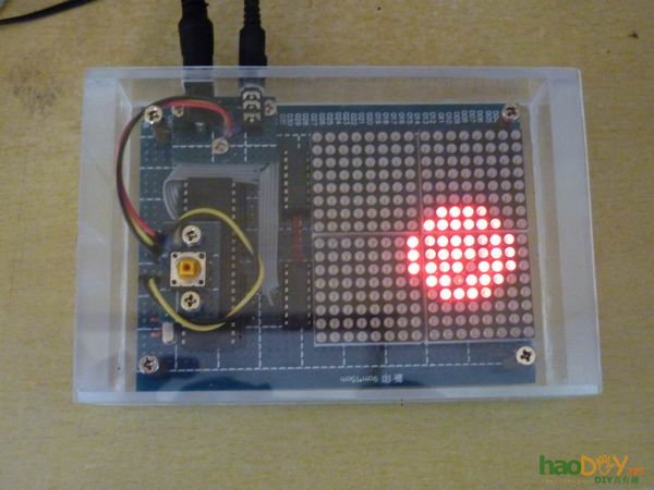 精彩的16*16led动画点阵屏,非常流畅