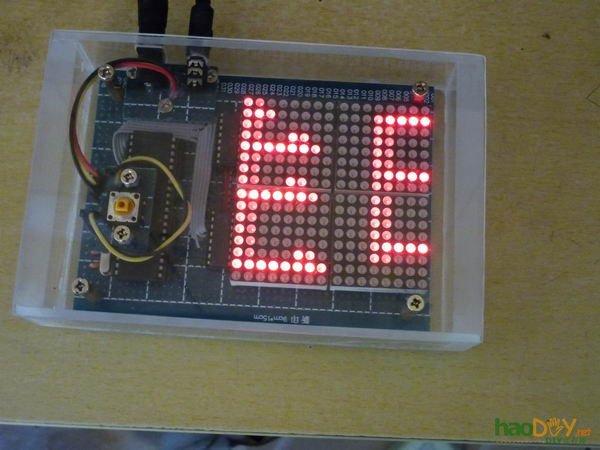 精彩的16*16led动画点阵屏,非常流畅