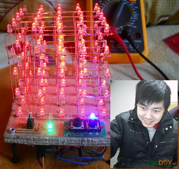 网友发来的另一版本led光立方