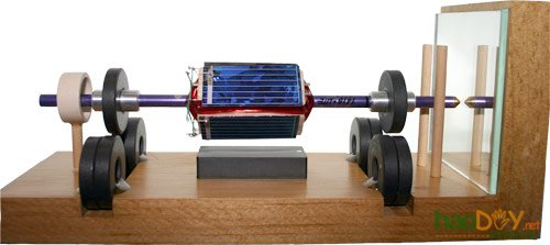 构思精巧的太阳能磁悬浮电动机