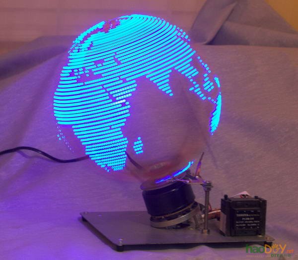 这个led地球仪有点酷