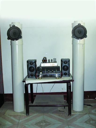简单易制的另类 全频水管道 音箱