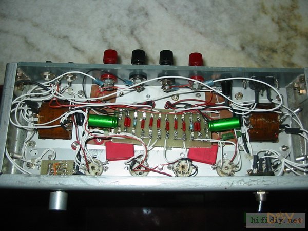 抽空重温胆机:做了台仿古的6N2+6p1电子管单端胆机功放,全套27厂