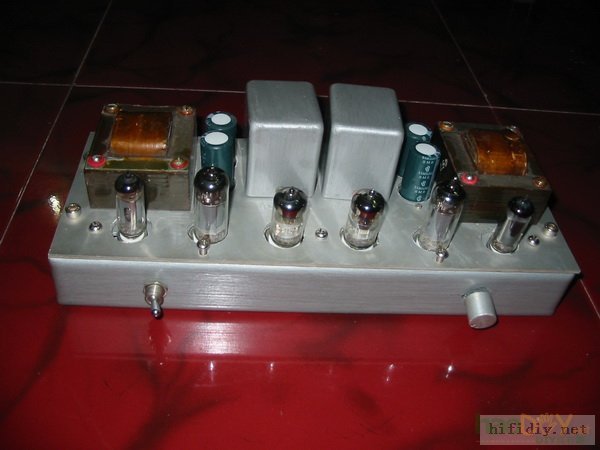 抽空重温胆机:做了台仿古的6N2+6p1电子管单端胆机功放,全套27厂