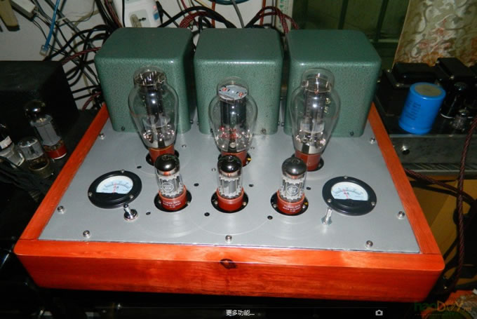 7.jpg 做2012的第一台胆机(6n8p推300B单端)