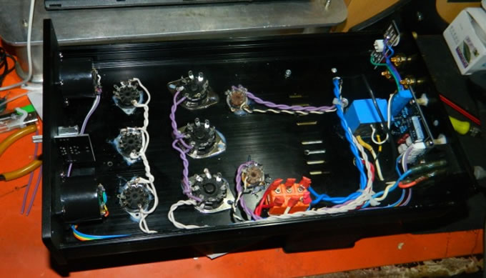 1.jpg 为了节约机箱,做一个二合一胆前级(Marantz马兰士7+6sn7前级)