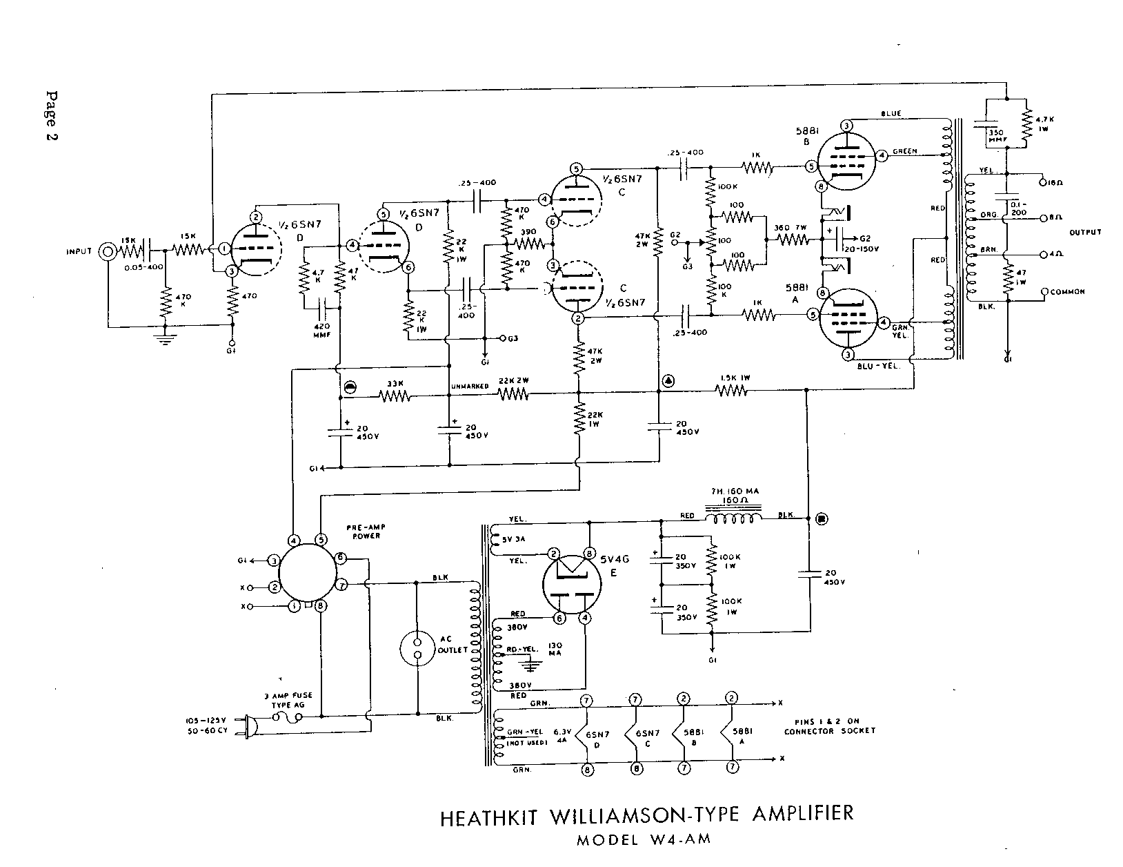 可將 Heath Kit W4-AM 腐朽化神奇6sn7+5881(6l6 6p3p kt66)推挽