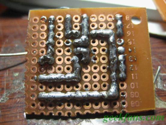 自制220V LED台灯