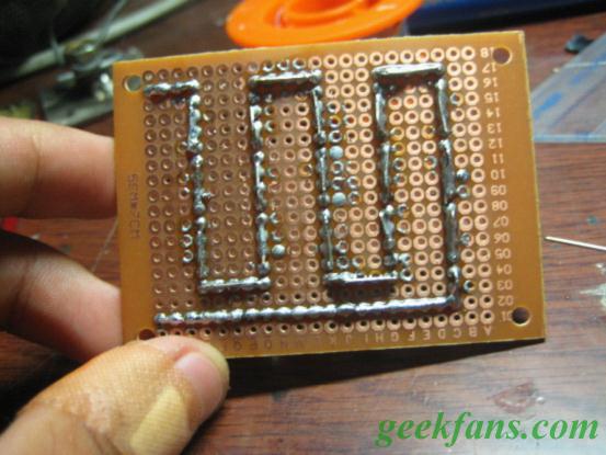 自制220V LED台灯