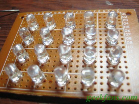 自制220V LED台灯