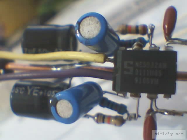 刚搭了个ne5532 ne5534前级`~