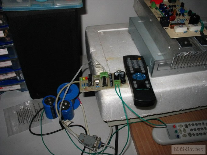 全手工制作X-A50电路架构MINI遥控放大器功放(多图)