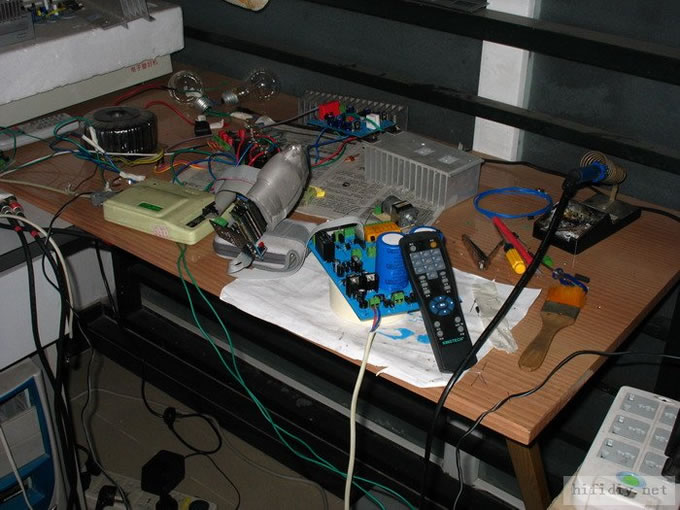 全手工制作X-A50电路架构MINI遥控放大器功放(多图)