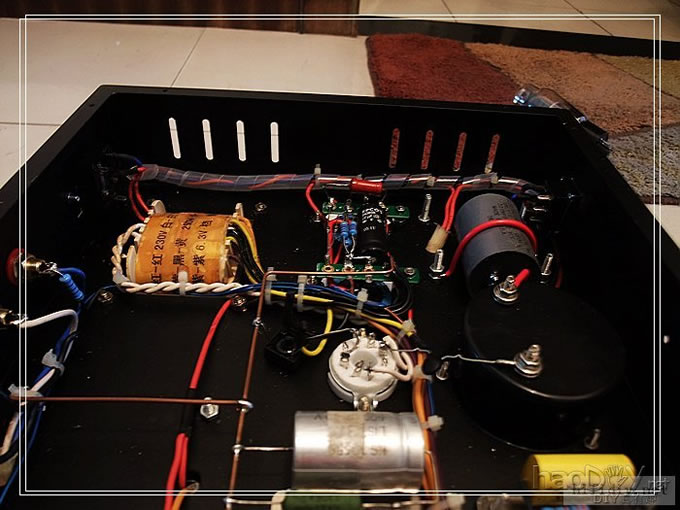 装了一台纯二6sn7推EL34单端胆机听口水歌