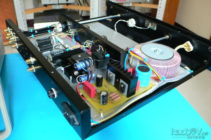 我最近DIY一部膽前級 6h30电子管前级