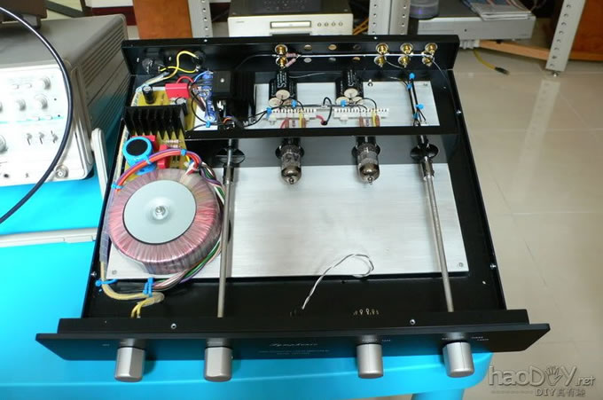 我最近DIY一部膽前級 6h30电子管前级