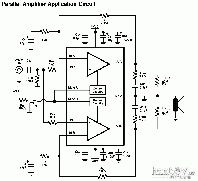lm4766功放 Ultra Symmetry 平衡式後級放大器