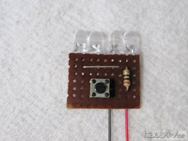 利用手里废旧手机电池做自制LED灯