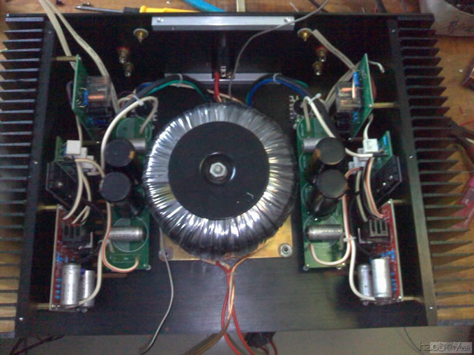 2010最后作品,赶不及参赛了 功放制作