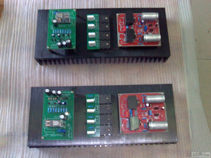 2010最后作品,赶不及参赛了 功放制作