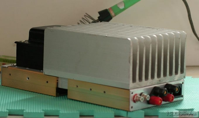 手工搭棚分立元件的甲乙类功放!进行中