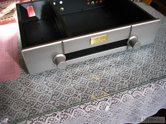 最近焊的一个卖油翁的前级板