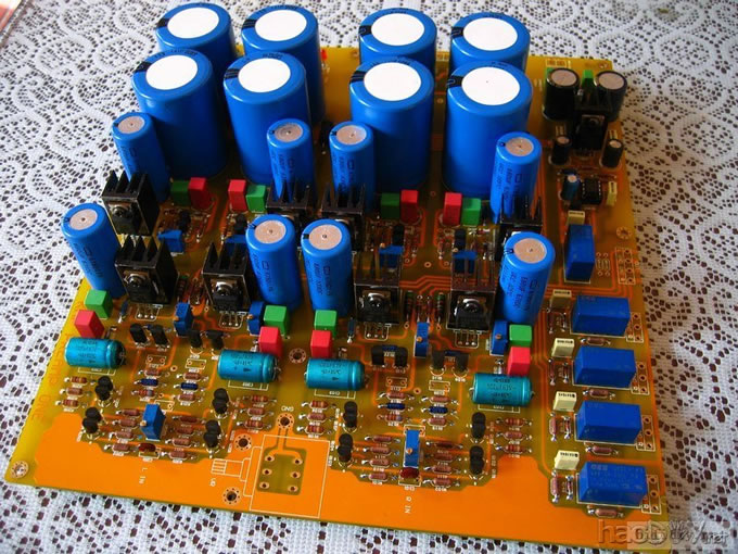 最近焊的一个卖油翁的前级板