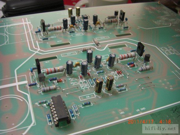 上个音乐传真A1功放的制作过程