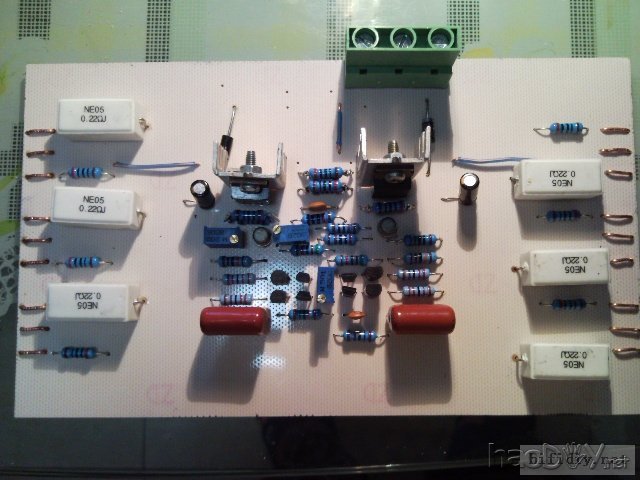 我的场管全对称末级无反馈功率放大器终于出声了