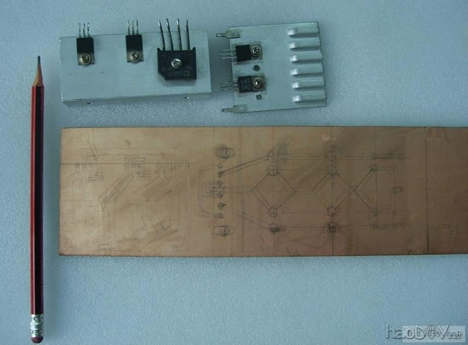 手工制作甲类小土炮功放能不?能!(参赛)