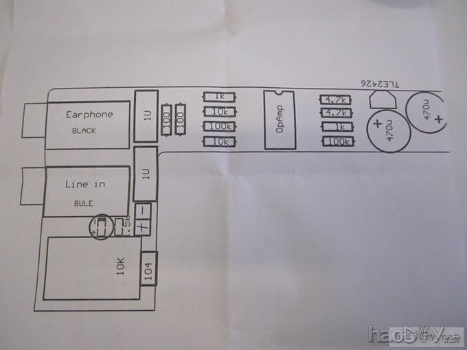 安装一套糖果盒耳放 , 用 CMOY 线路