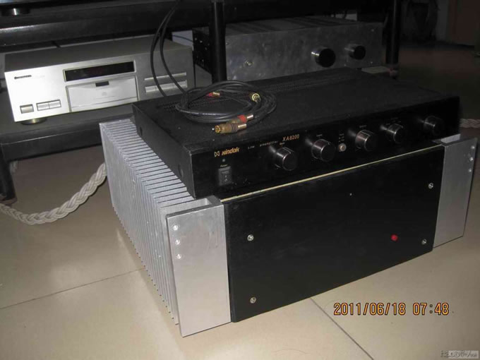 纯手工为英国之国都QUAD605功放打造机箱