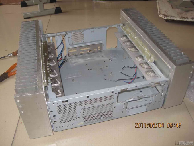 纯手工为英国之国都QUAD605功放打造机箱