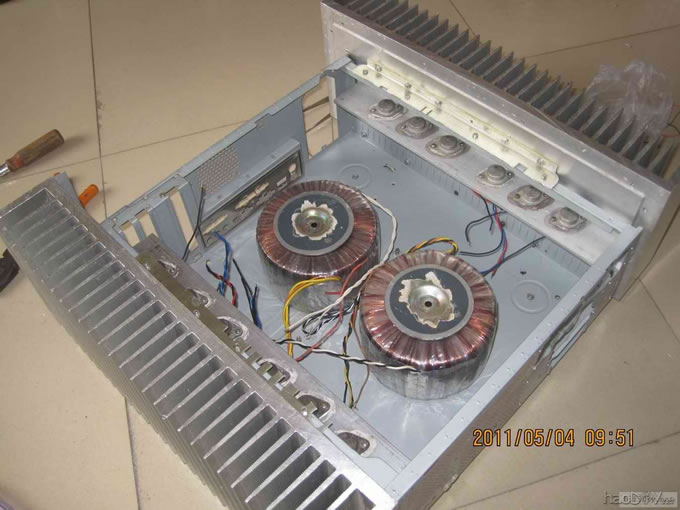 纯手工为英国之国都QUAD605功放打造机箱