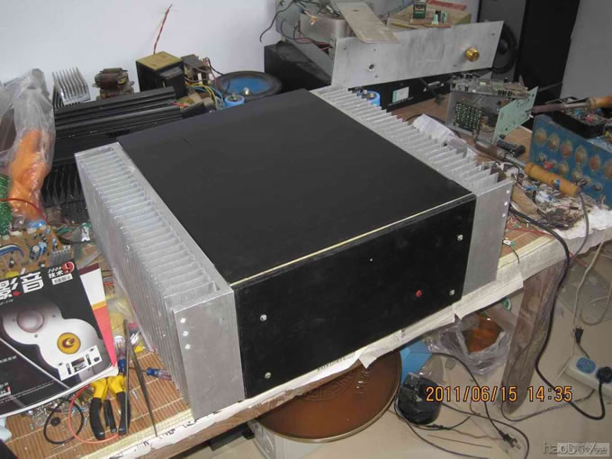 纯手工为英国之国都QUAD605功放打造机箱