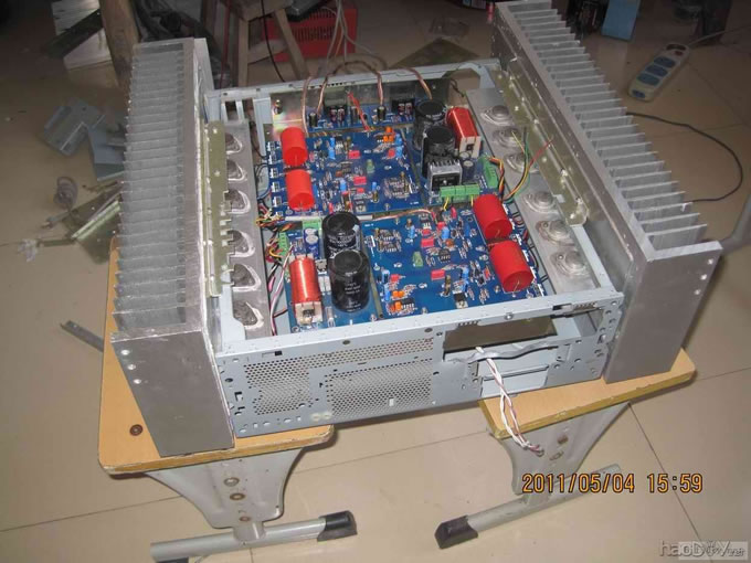 纯手工为英国之国都QUAD605功放打造机箱