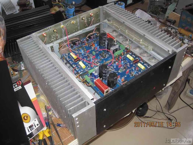 纯手工为英国之国都QUAD605功放打造机箱