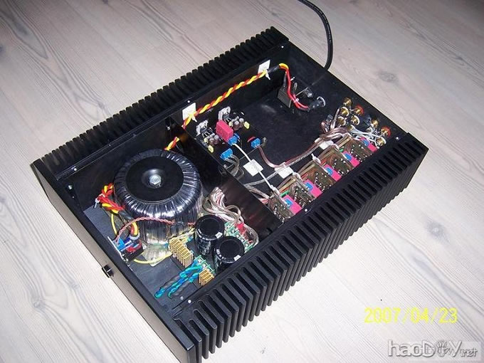 机箱到手,5。1声道lm1875功放开工