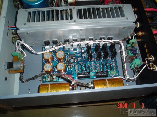 M4功放整机装机完毕————————世界首台整机哈