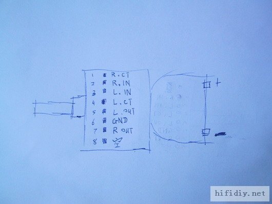 DIY的ne5532运放前级,效果很好